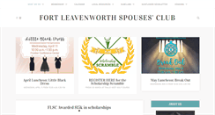 Desktop Screenshot of fortleavenworthspousesclub.org